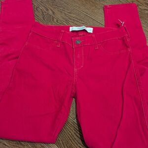 Abercrombie & Fitch Hot Pink Skinny Jeans